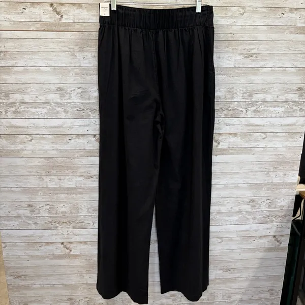 NWT Abercrombie‎ & Fitch Womens M (Long) Pants Black Wide Leg Linen Blend NEW - Image 3