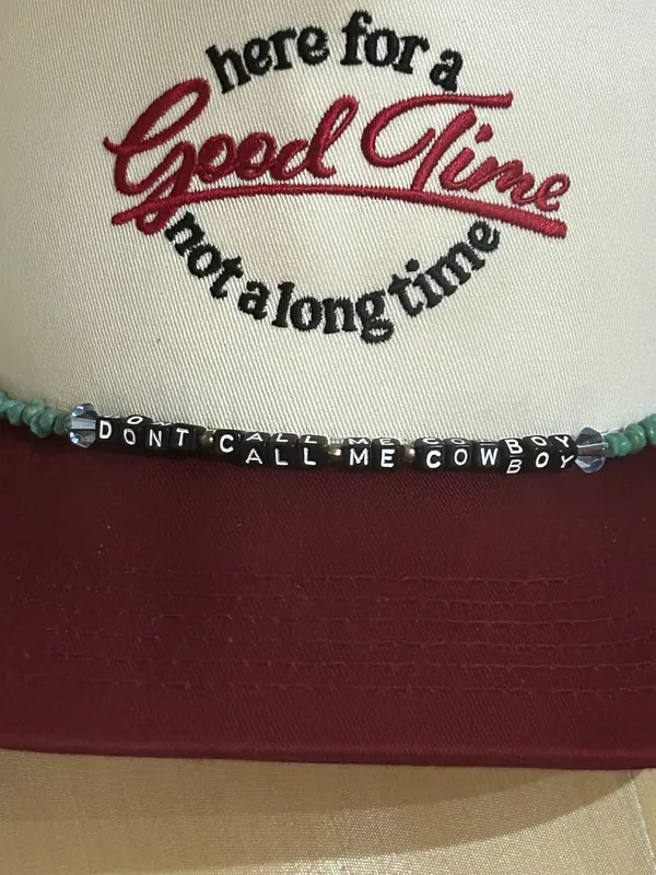 Beaded Hat chain Wanderlust and Rodeo dust handmade brand new - Image 2