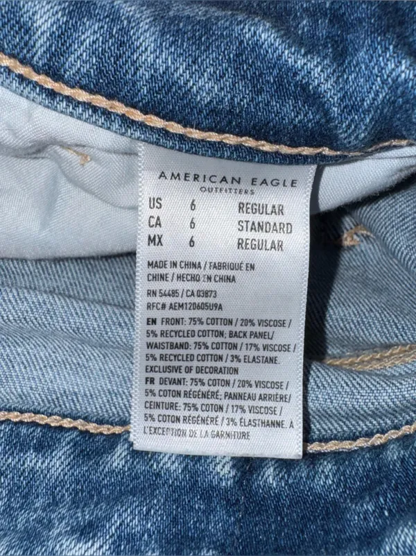 american eagle mom jeans - Image 4