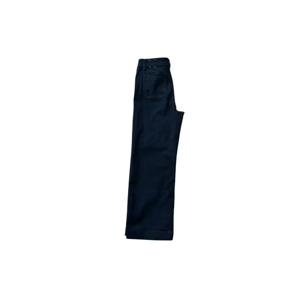 Talbots Dakota Wash Wide Leg Jeans Petite 8P Dark Wash High Rise Stretch Denim - Image 2