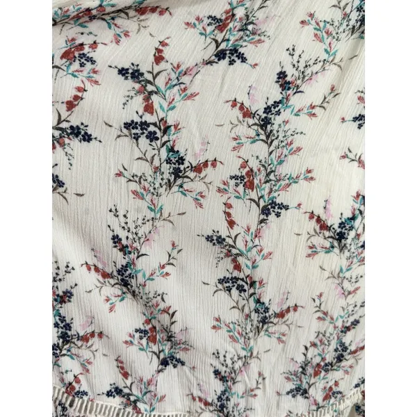 O’Neill Women’s Mini Dress Size S White Floral Print Halter Neck Rayon Beach - Image 8