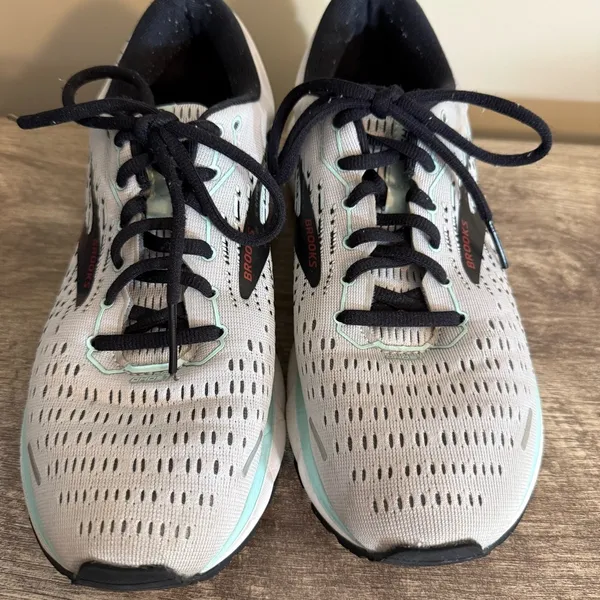 Brooks Ghost 13 Running Sneakers Gray Women’s Size 9.5 Lace Up - Image 4