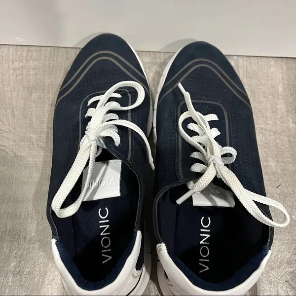 Vionic Fresh Riley Lace Up Navy Blue Sneakers - Image 5