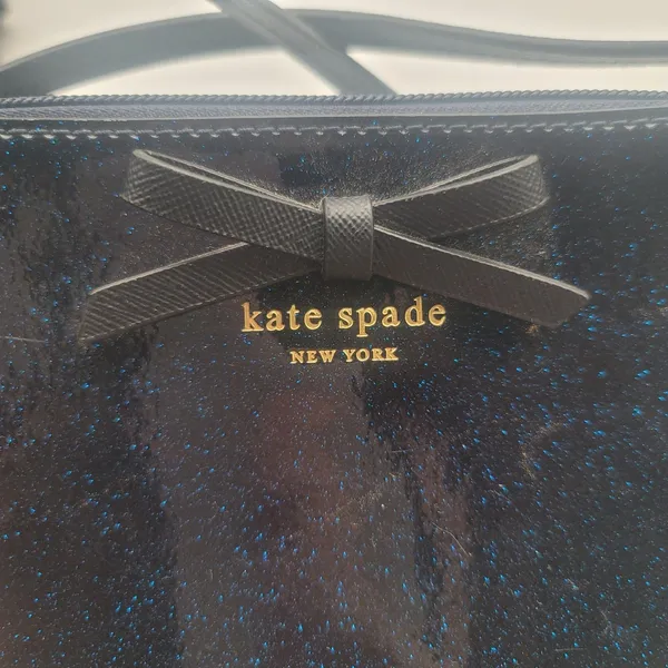 Kate Spade New York Mavis Street Amy Glitter Crossbody Bag with Bow Accent - Image 7