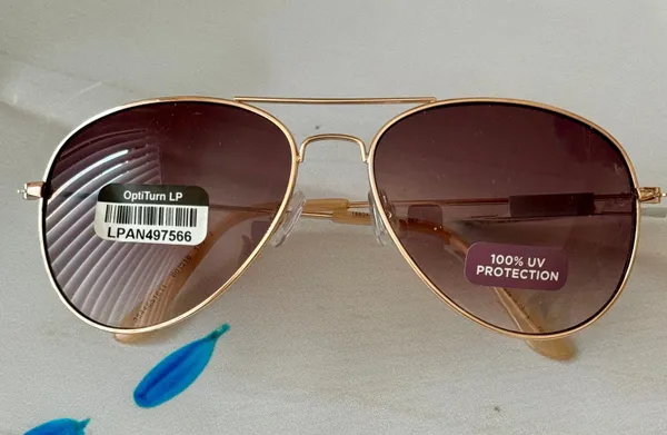 Aviator Sunglasses Gold - Image 2