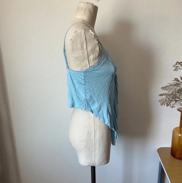 Urban Outfitters Hopeless Romantic Lace-Trim Flyaway Cami Top - Image 7