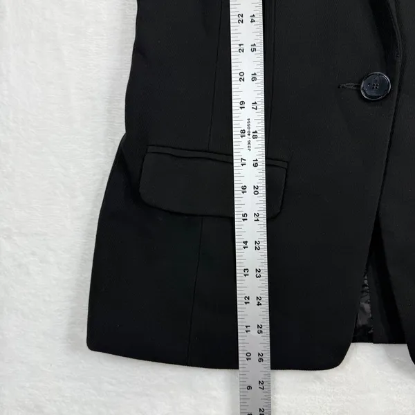 Trina Turk Womens Black Sleeveless Blazer Vest‎ Single Button Size 4 137848 - Image 4