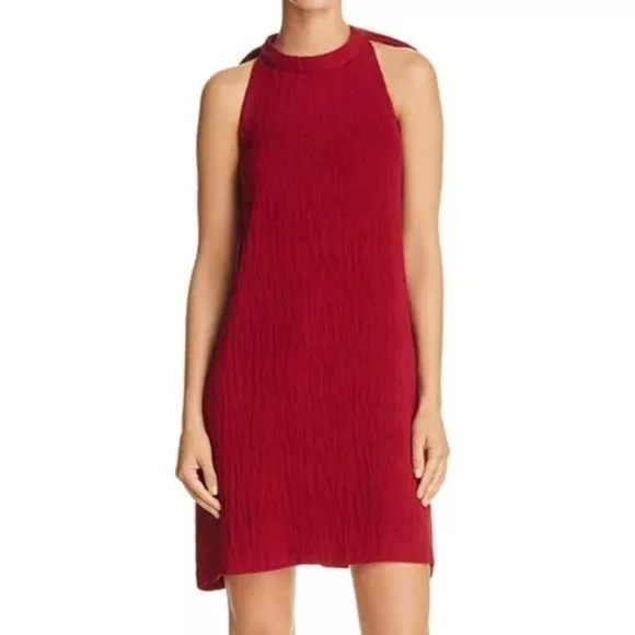Elliatt Unwrapped‎ Bow Halter Dress Small Backless Sleeveless Party Cocktail Red - Image 14