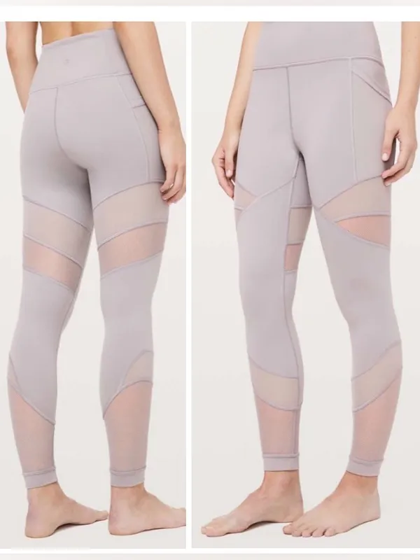 Lululemon Forget The Sweat Tight Legging 25" Dark Chrome Women's 6 Athletic - Image 2