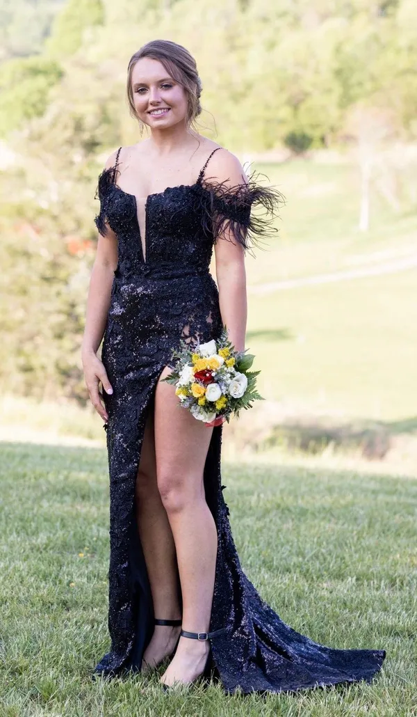 Black Prom Dress 54839 - Image 2