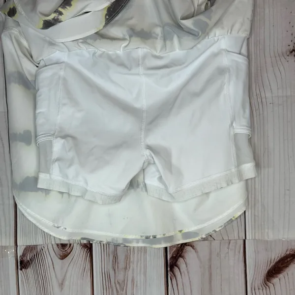 Lululemon Court Rival High-Rise Skirt *Long in Transverse Yellow Multi - Image 4