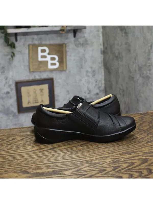 Clarks Kaetlyn Mila Slip-On Loafers 26184137 Black Leather 8M - Image 6
