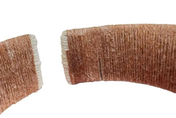 Brown & White Yarn Wrapped Aztec Native Pattern Cuff Bracelets - Image 9