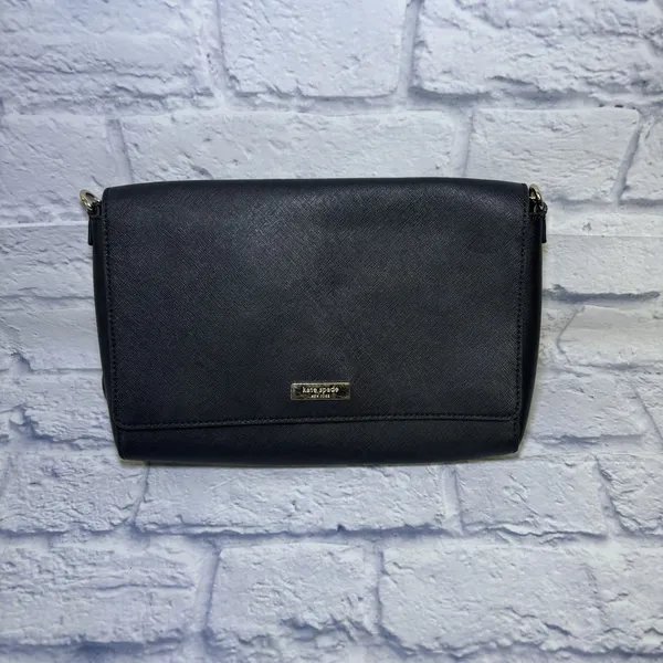 Kate Spade Black Tilden Place Alek Leather Crossbody Bag Great Condition - Image 13