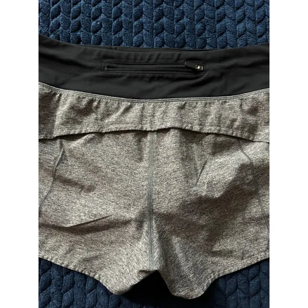 Lululemon Women's Run Tracker Lined Short Active Gray Size‎ 10 - Image 5