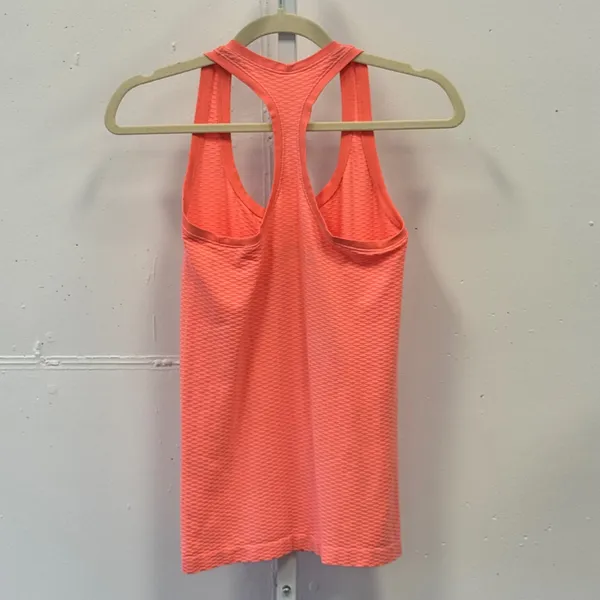 VSX Victoria's Secret Sport Neon Coral Textured Racerback Tank Top Small Stretch - Image 4