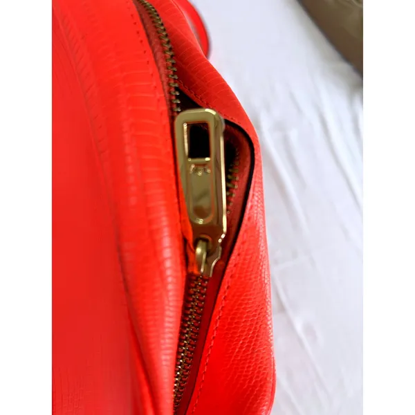 Juicy Couture Neon Orange Crossbody Bag Y2K Barbiecore Citrus Pop‎ Purse Bright - Image 4