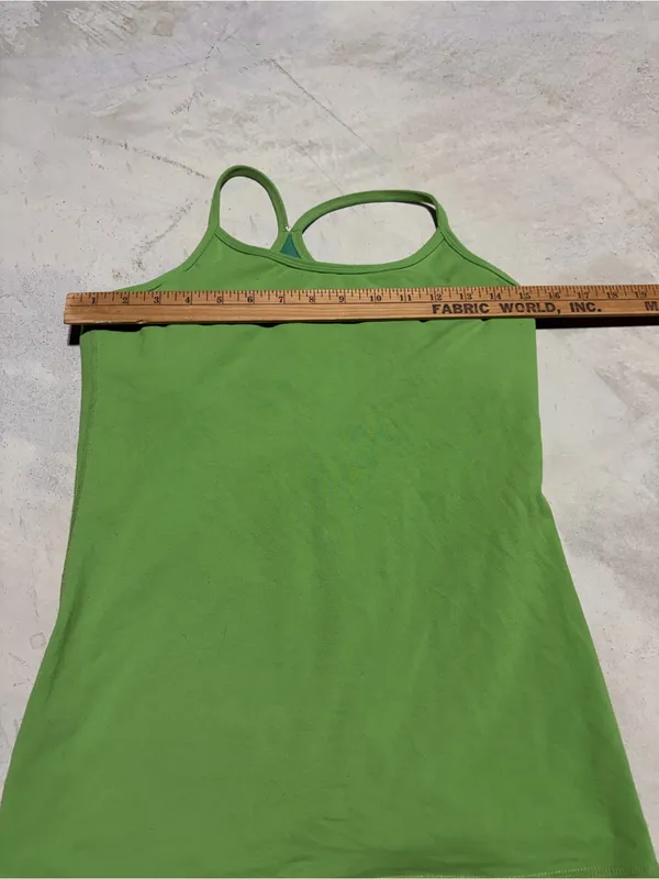 Lululemon Green Strappy Tank Top - Image 3