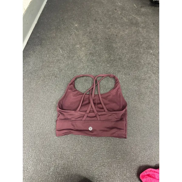 Lululemon burgendy sports bra - Image 4