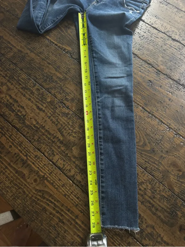 AG Adriano Goldschmied The‎ Legging Ankle Jeans Raw Hem Size 25R - Image 11