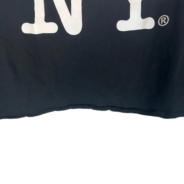 I Love New York Black Graphic Short Sleeve Lightweight T-Shirt Women Sz M - Image 6