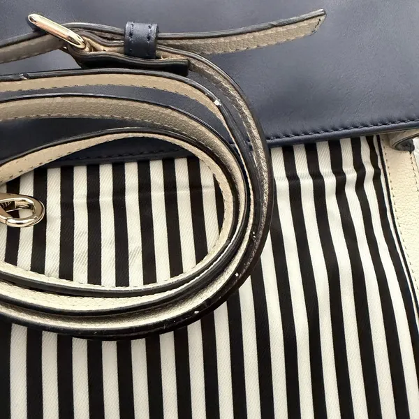 NWT‎ Kate Spade Juliana Hampton Road Crossbody Navy Pebbled Leather Purse Bag - Image 9