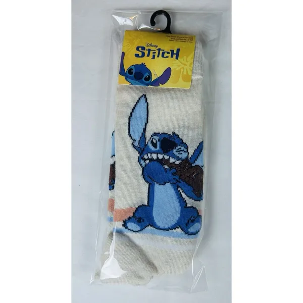 New Lilo & Stitch II Crew Socks Women's Size 6-12 & 9-13 Novelty Disney Movie - Image 3