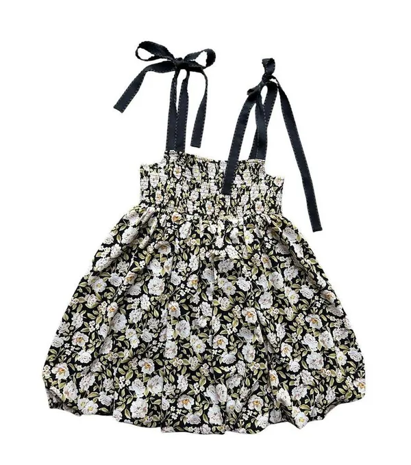 En Saison Black and White Ditsy Floral Dress Size Medium - Image 2