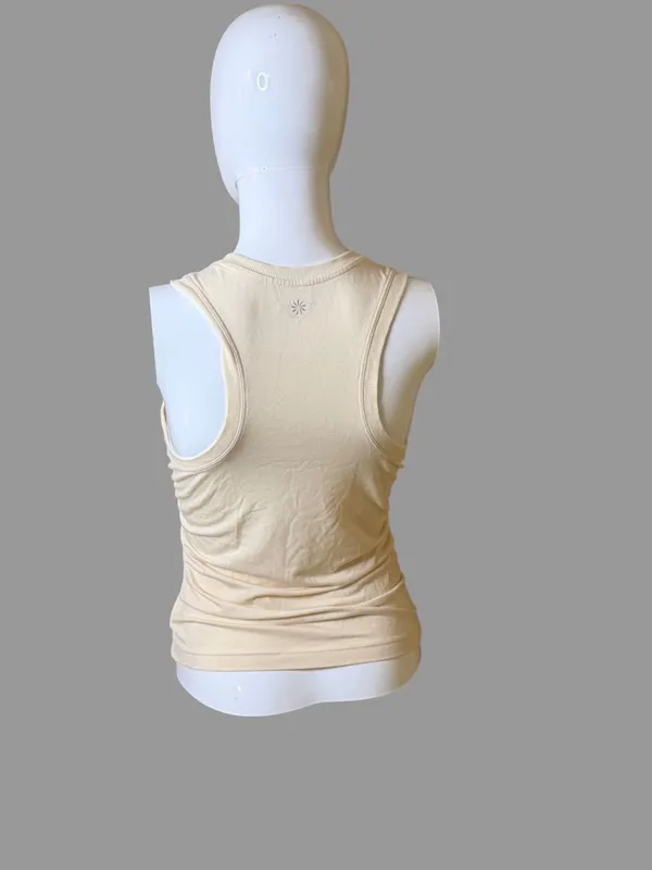 Athleta Cream Sleeveless Crewneck Tank - Image 5