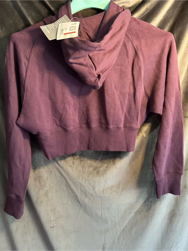 PUMA Classics+ Relaxed Cropped Hoodie collection XS Relaxed fit 100% cotton - Image 8