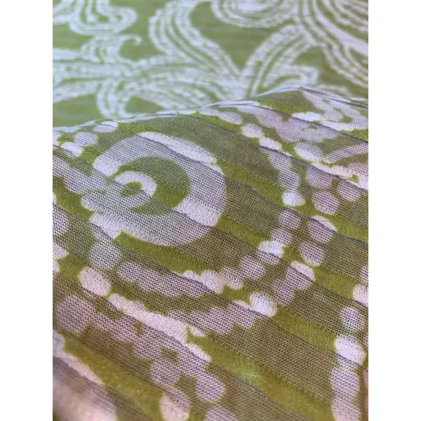 Before + Again Top Women's Small Green Floral Burnout Boho‎ Casual Sophisticated - Image 14