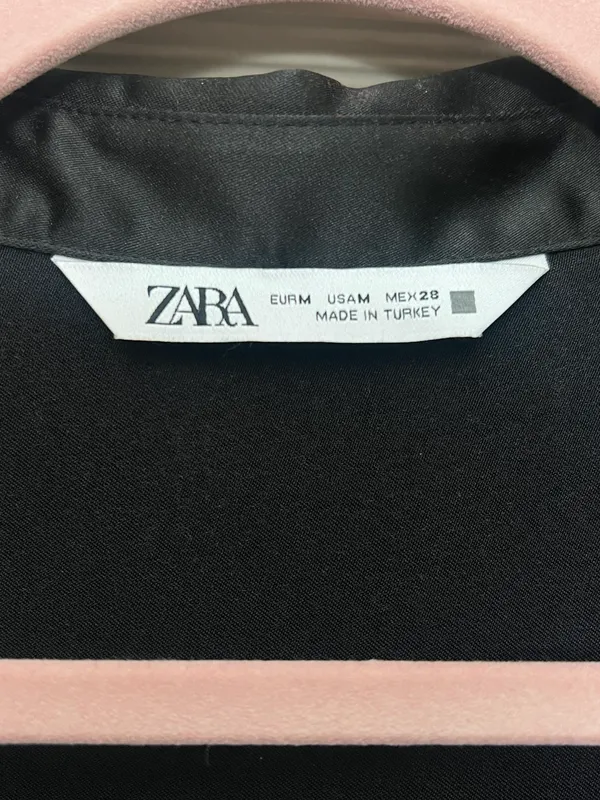 ZARA Satin Long Sleeve Dress - Image 5