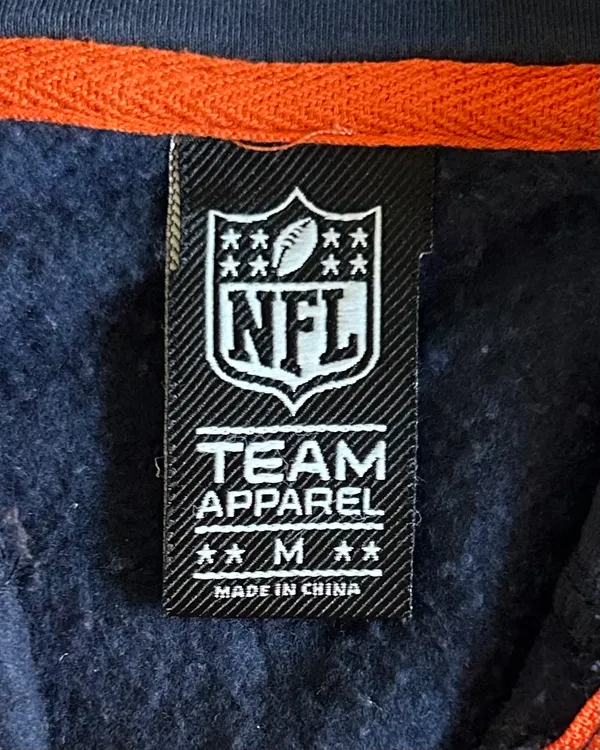 National Football League Team Apparel Bears Official Zip-up Hoodie - Image 2