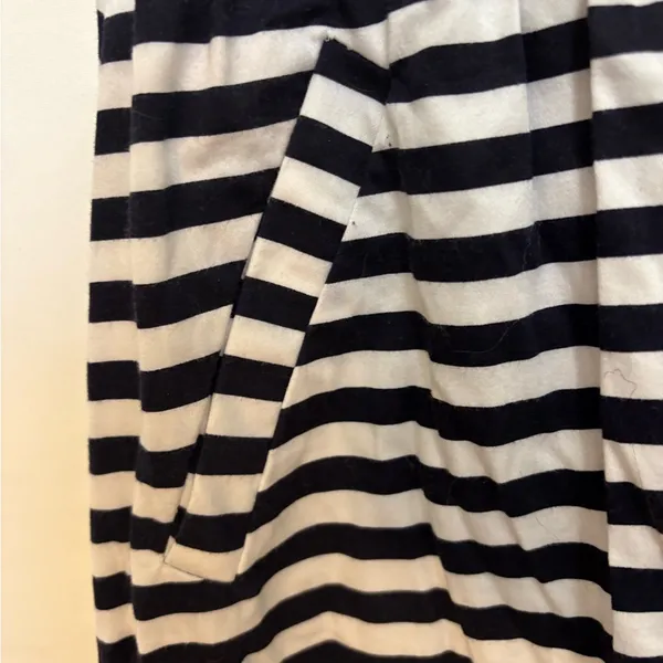 Zara V-Neck Fit and Flare Striped Skater Dress‎ XS - Image 9