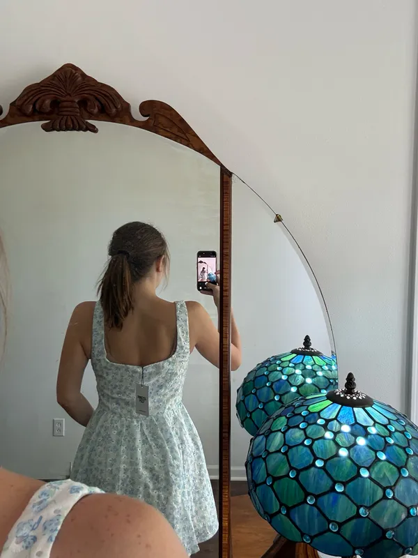 Blue and White Princess Polly Dress - Image 6