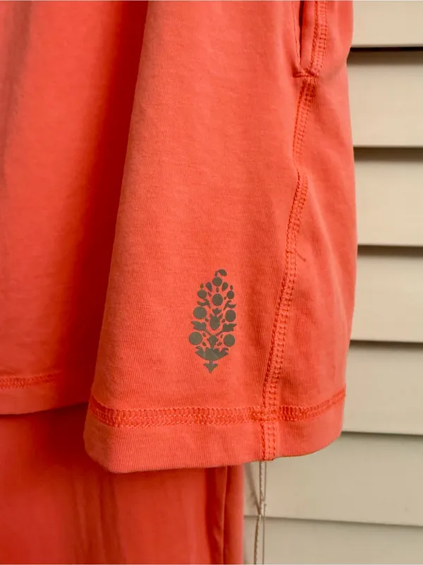 Free People FP Movement Hot Shot Tube Onesie Coral Small - Image 6