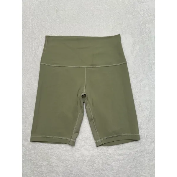Lululemon Women's Green High-Rise Align Shorts Yoga Workout Exercise Sz 6 - Image 4