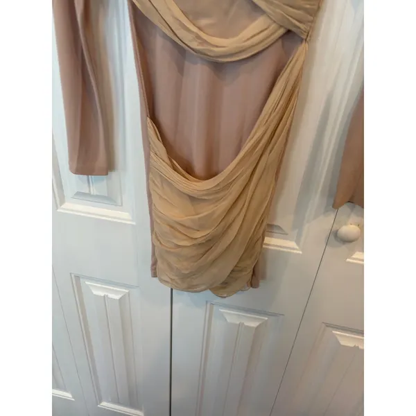 Alice + Olivia Goddess Beige Dress‎ Size 0 - Image 7