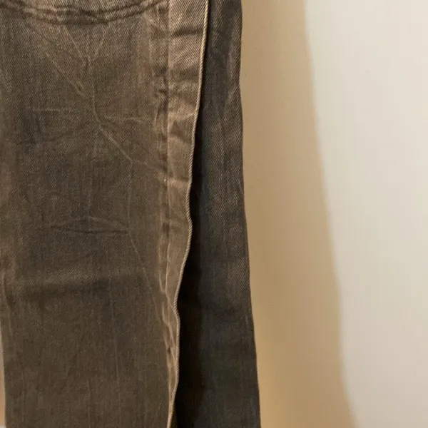People Vector Moto Mid Rise Flare Jeans SZ 27 Stonewashed Black - Image 9