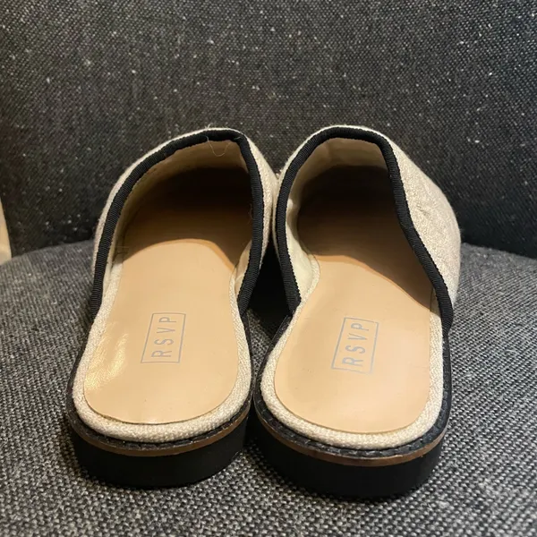 RSVP Cream Quilted Flats - Image 3