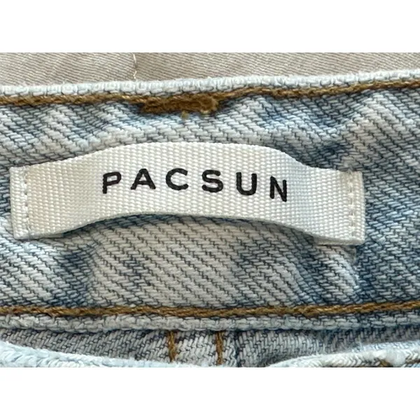 PacSun High Waisted Light Blue Baggy Jeans Women's Sz 24 - Image 13