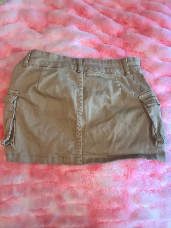 SheIn Cargo Skirt - Tan - Image 3
