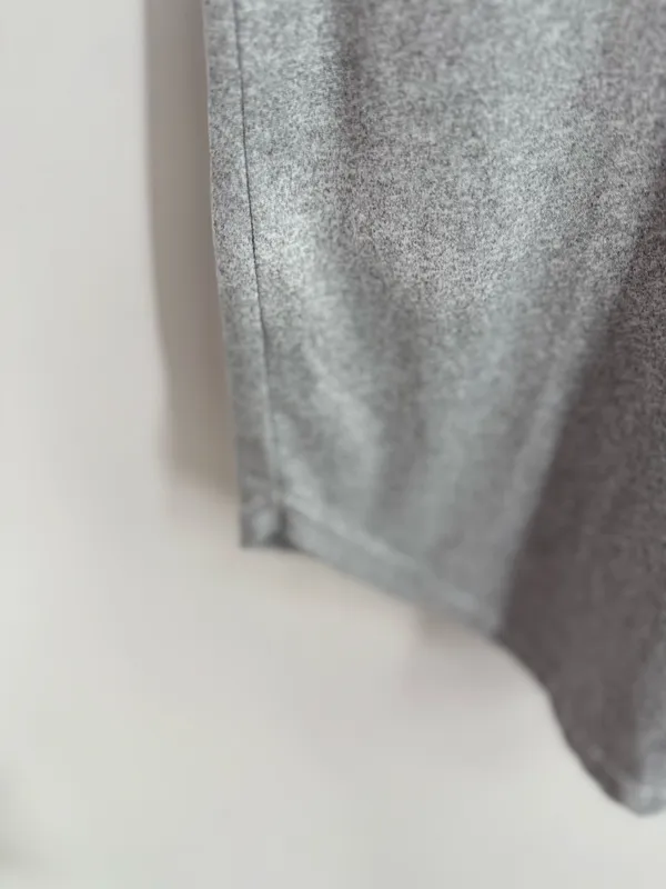 “VERY SOFT” Women's 1X Razor Back T-Shirt Dress Gray Coverup Lounge Wear - Image 2