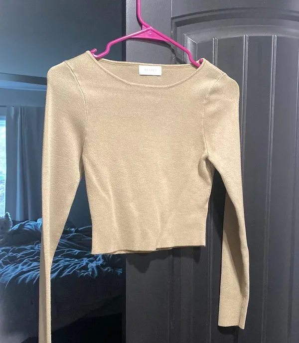 Meshki New Green  Knit Top - Image 5