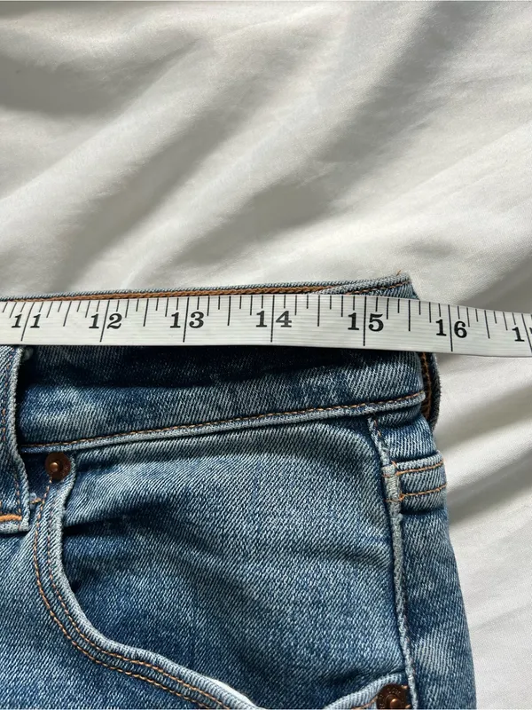 Abercrombie & Fitch | the slim straight ultra high rise jeans in extra long - Image 7