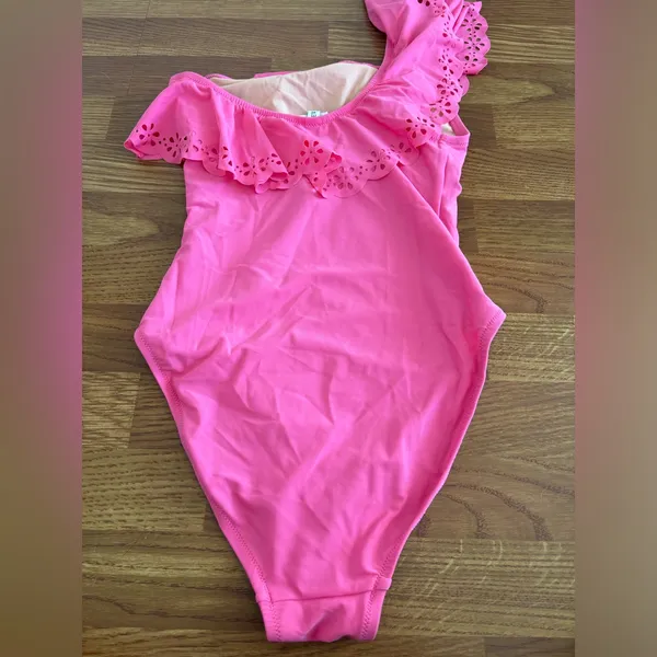J crew ruffle one shoulder bathing suit one piece - Image 8