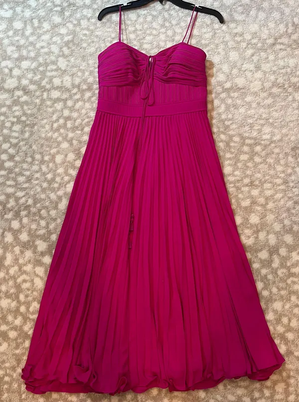 Alex Marie Magenta designer Dress - Image 2