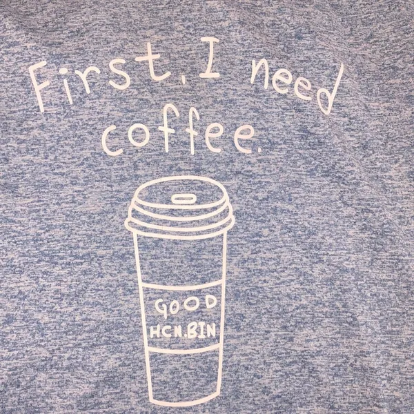 First I need coffee size medium blue hooded top White - Image 6