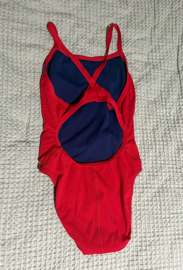 Red speedo lifeguard one piece  - Image 2