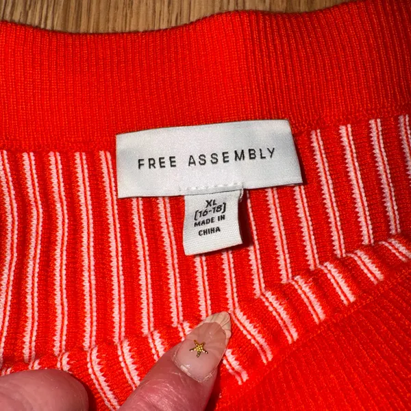 Free Assembly Ribbed stitch tiered mini skirt - Image 10